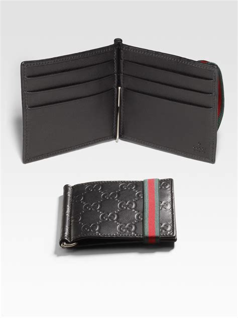 buy gucci money clip wallet|Gucci money clip wallet men's.